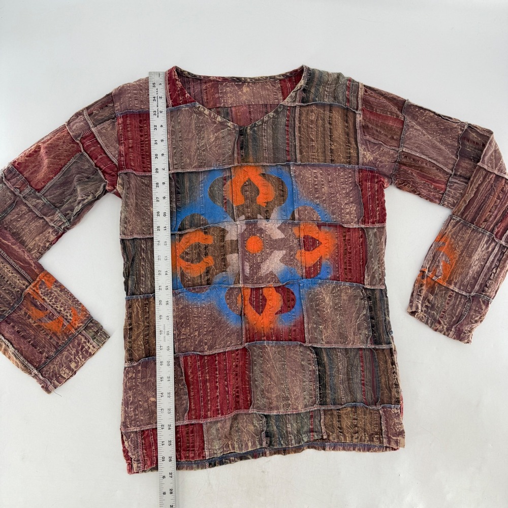 Unbranded Patchwork Bohemian Multiprint 100% Cott… - image 11